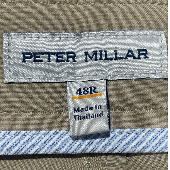 Peter Millar Shackleford Short Beige 48R Big & Tall Golf Performance Stretch NWT - Picture 4 of 6